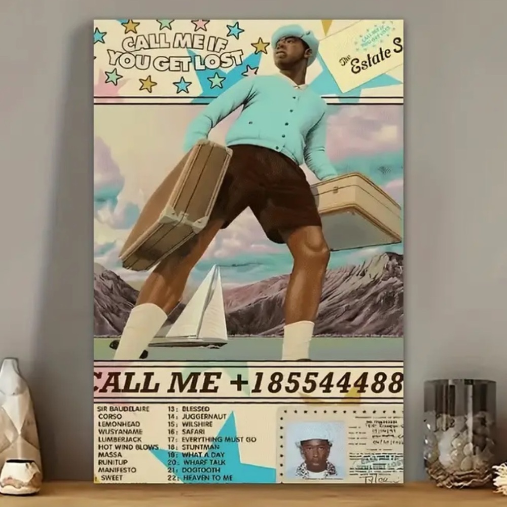 Tyler, The Creator "Call Me If You Get Lost" Canvas Print - Album Wall Art